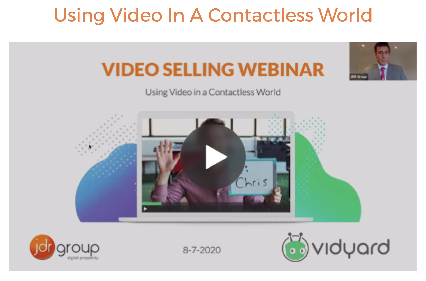 Vidyard - Video Tools for Virtual Sales and Marketing Teams